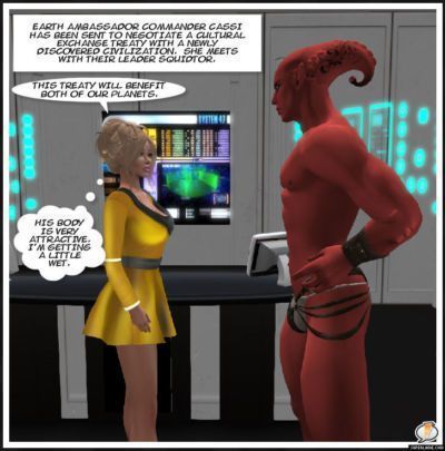 Cassi Trek: Erotic Adventures of a Sexy Ambassador from Earth. created in Second Life with Pornstar Cassi. Star Trek..