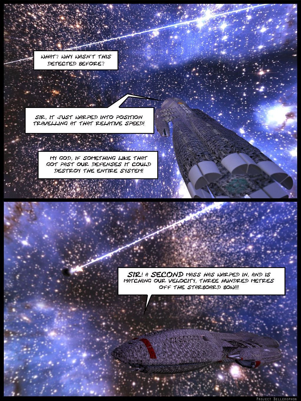 プロジェクト bellerophon コミック 18: 影 - 塵 部分 3
