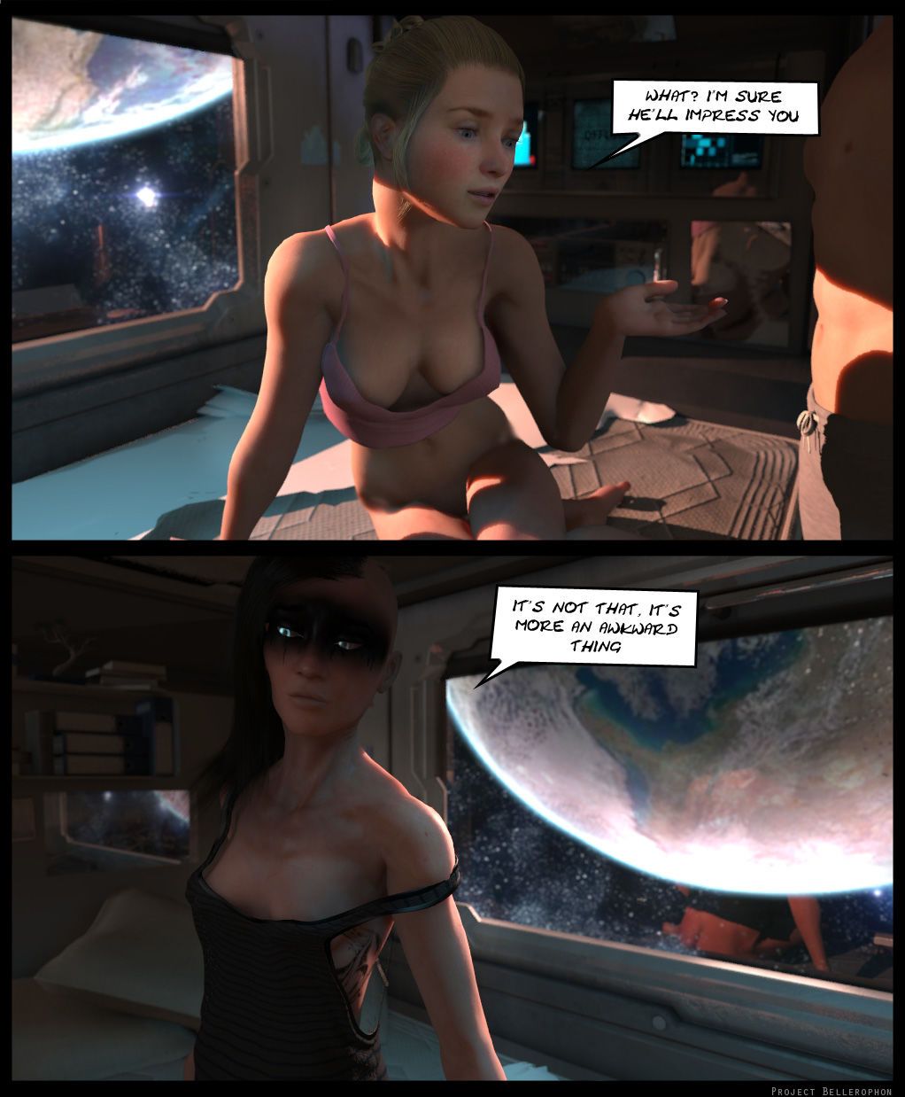 परियोजना bellerophon :हास्य: 17: अंतरिक्ष स्तन Ding दांग रगड़ एक डब