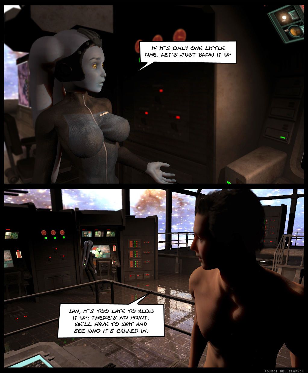 Project Bellerophon Comic 17: Space Tits Ding-Dong Rub-A-Dub - part 4
