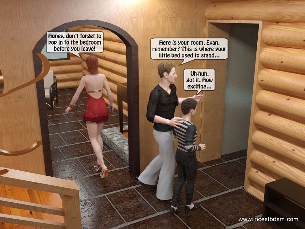 moeder en zoon sauna