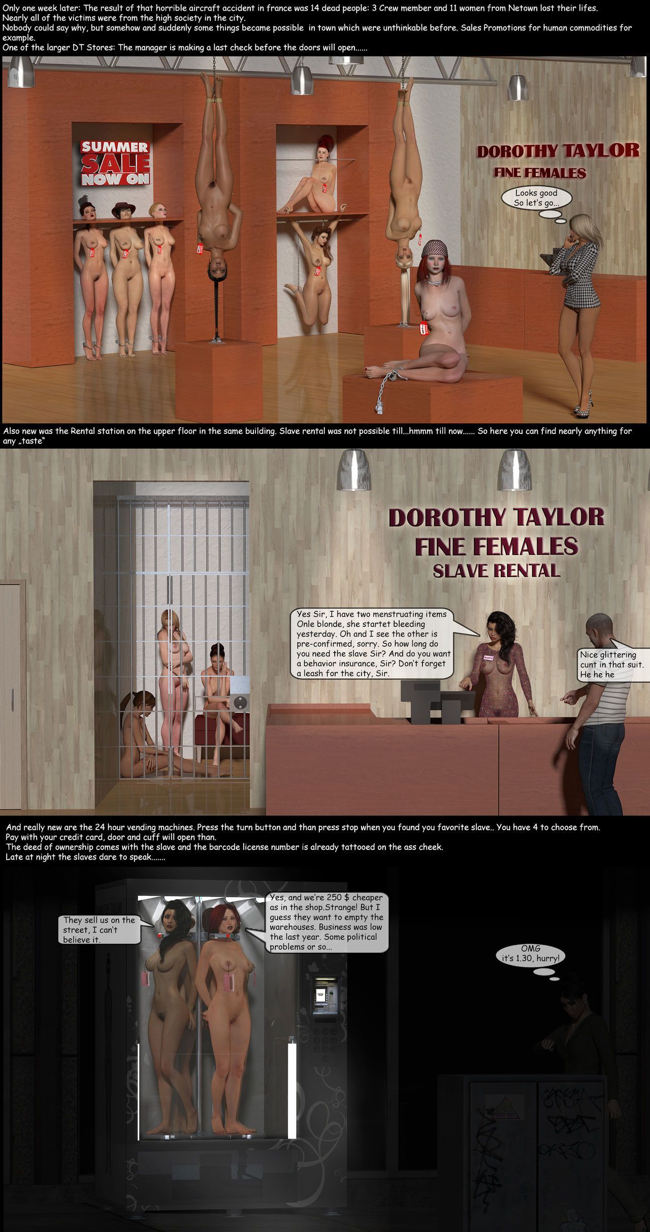 artist3d chris63 dorthy Taylor nô lệ, nô lệ 2 đang diễn ra