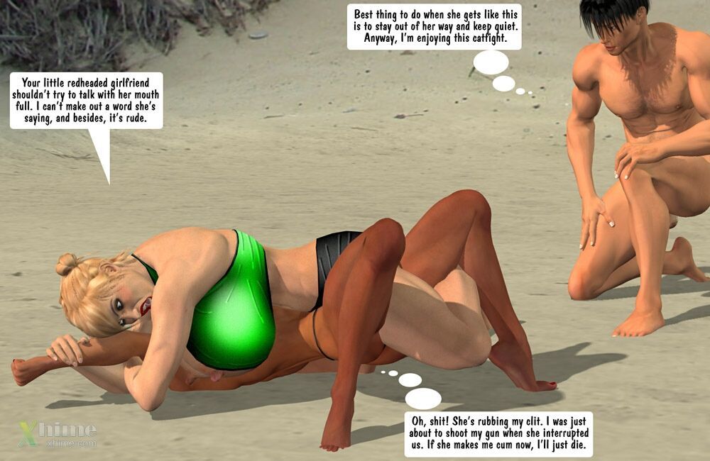 [entropy] Megan & Denise catfight bei die Strand