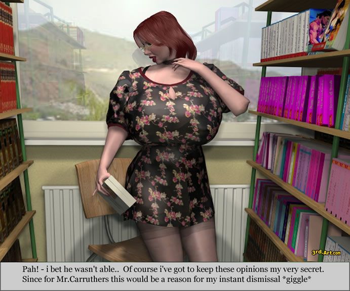 3darlings modelo Nadia en el biblioteca