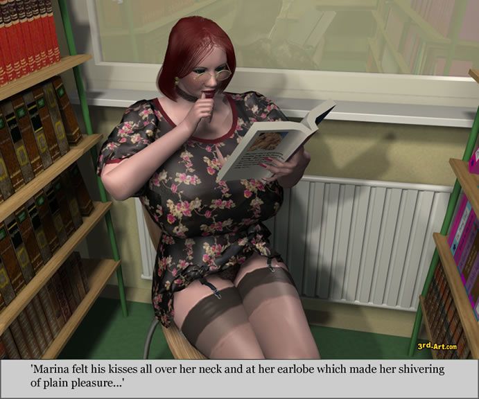 3darlings modelo Nadia en el biblioteca Parte 2