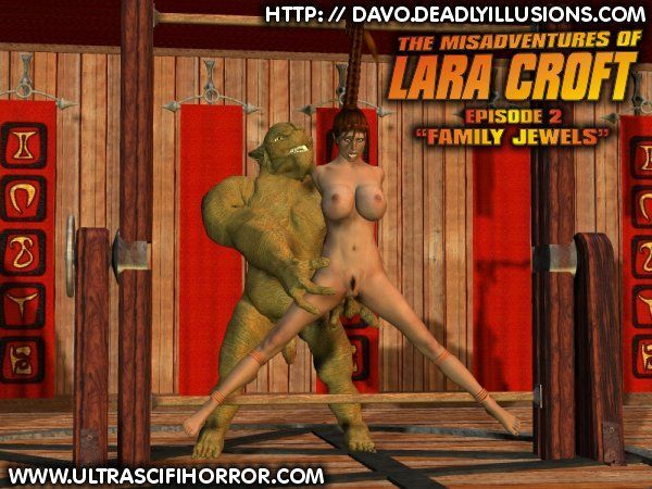 이 모 의 Lara 크로프트 부품 2