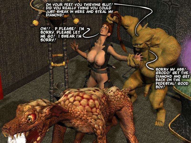 3d Snuff Porn Galleries - The Misadventures of Lara Croft part 2 at 3d Sex Pics