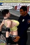 policía a la mierda Un Chica