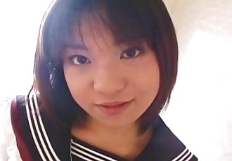 Vrij japans Schoolmeisje cumfaced ongecensureerde - 7 min