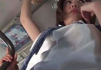 Schoolgirl Yuna asian blowjob and public fuck - 8 min