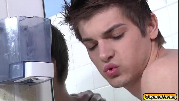 Johnny Rapid learns a lesson about being hard, deep-fucked in the toilet