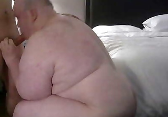 Get my huge cock sucked by chub then I fuck his big ass