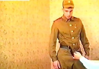 Sovyet ordu Vintage gay Video