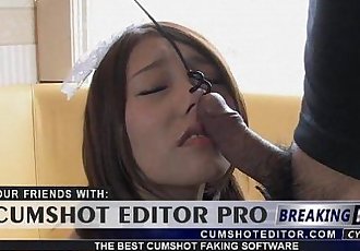 Submissive Japanese Waitress Cutie Made To Please Cock - 6 min