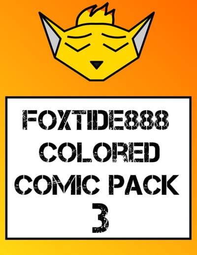 foxtide888 renkli Çizgi roman pack 03