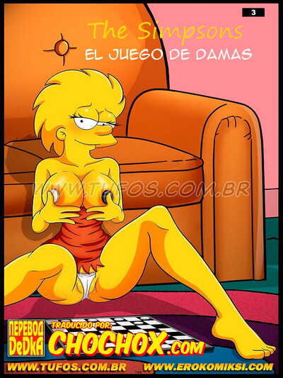 El Juego de Damas 1 The Simpsons Spanish