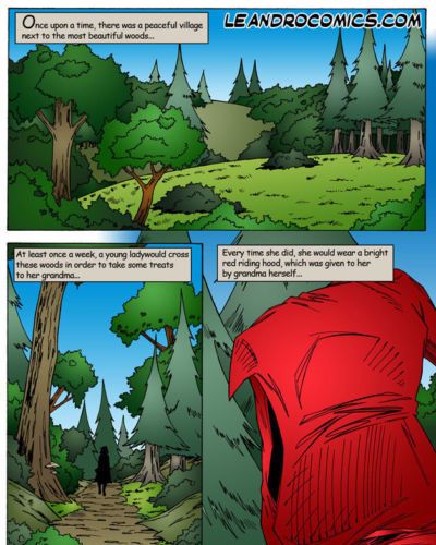 leandro truyện tranh Nhỏ Đỏ cỡi hood