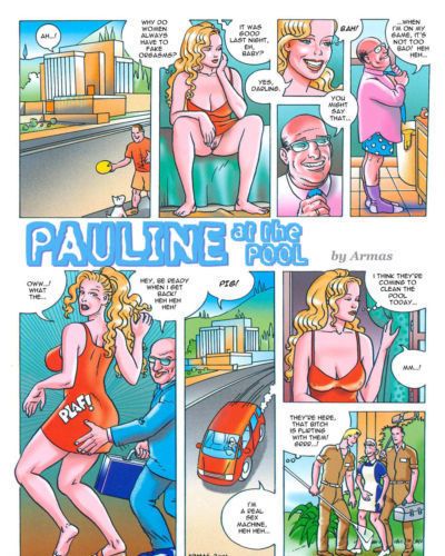 armas Pauline bei die Pool