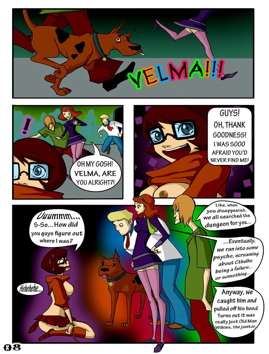 wrinki Velma dobry pomysł. ups Macka Komiks (scooby doo) (color)