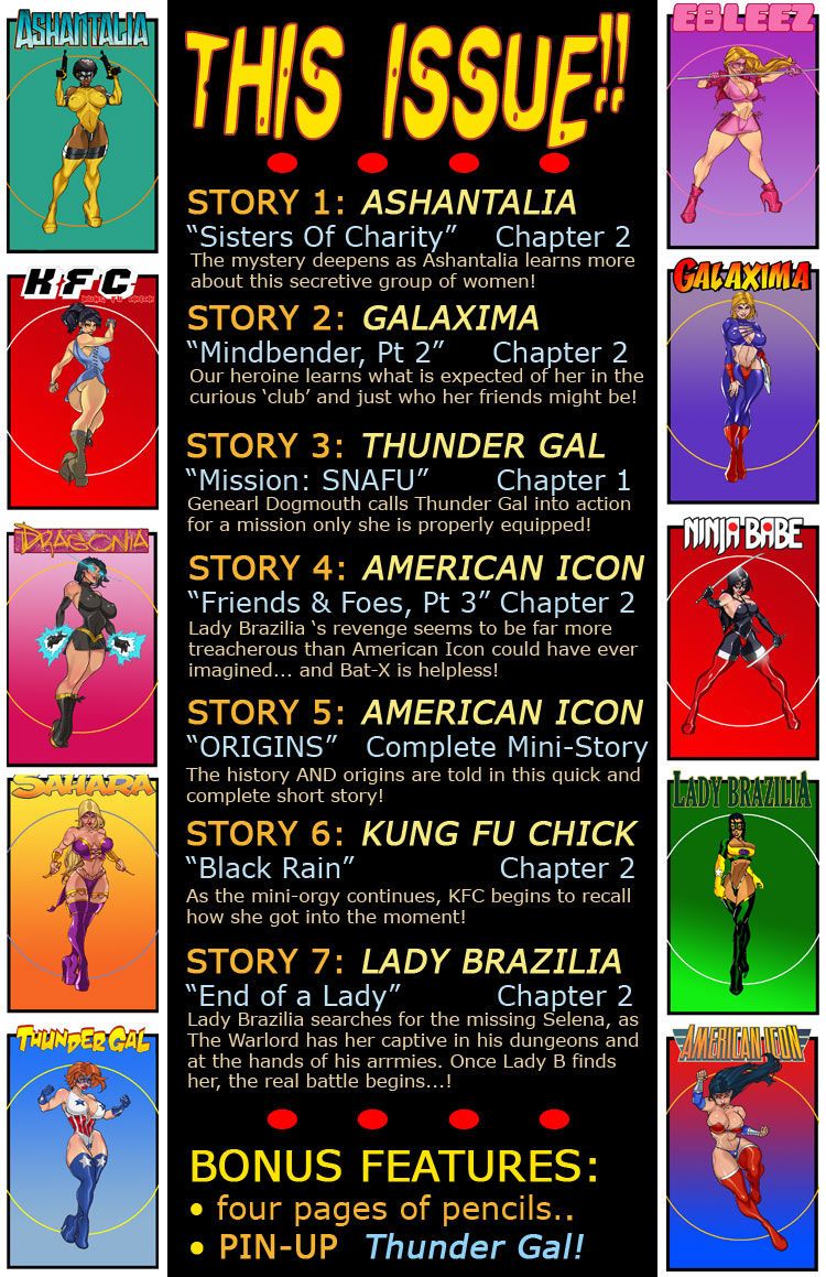 9 superheroines l' Magazine #2