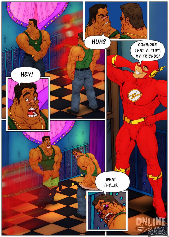 Online superhelden flash in ontuchtige huis (justice league) Onderdeel 2