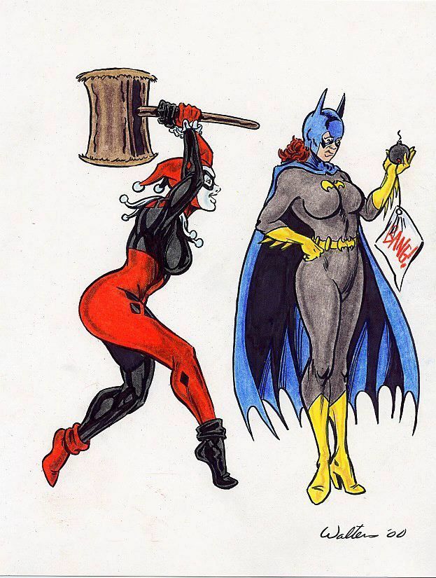 tebra 艺术品 蝙蝠侠 和 超人