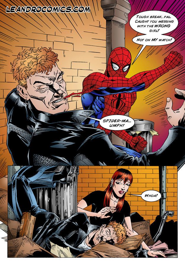 leandro truyện tranh spider người đàn ông