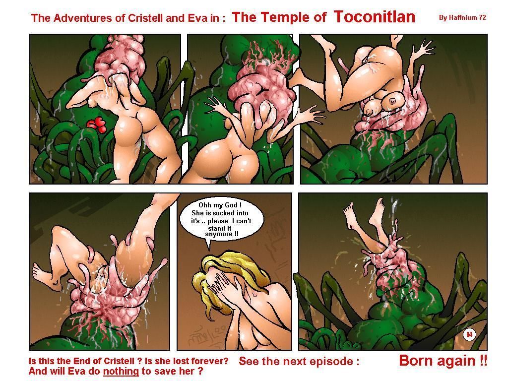 l' aventures de cristell et Eva dans : l' temple de toconitlan incomplètes