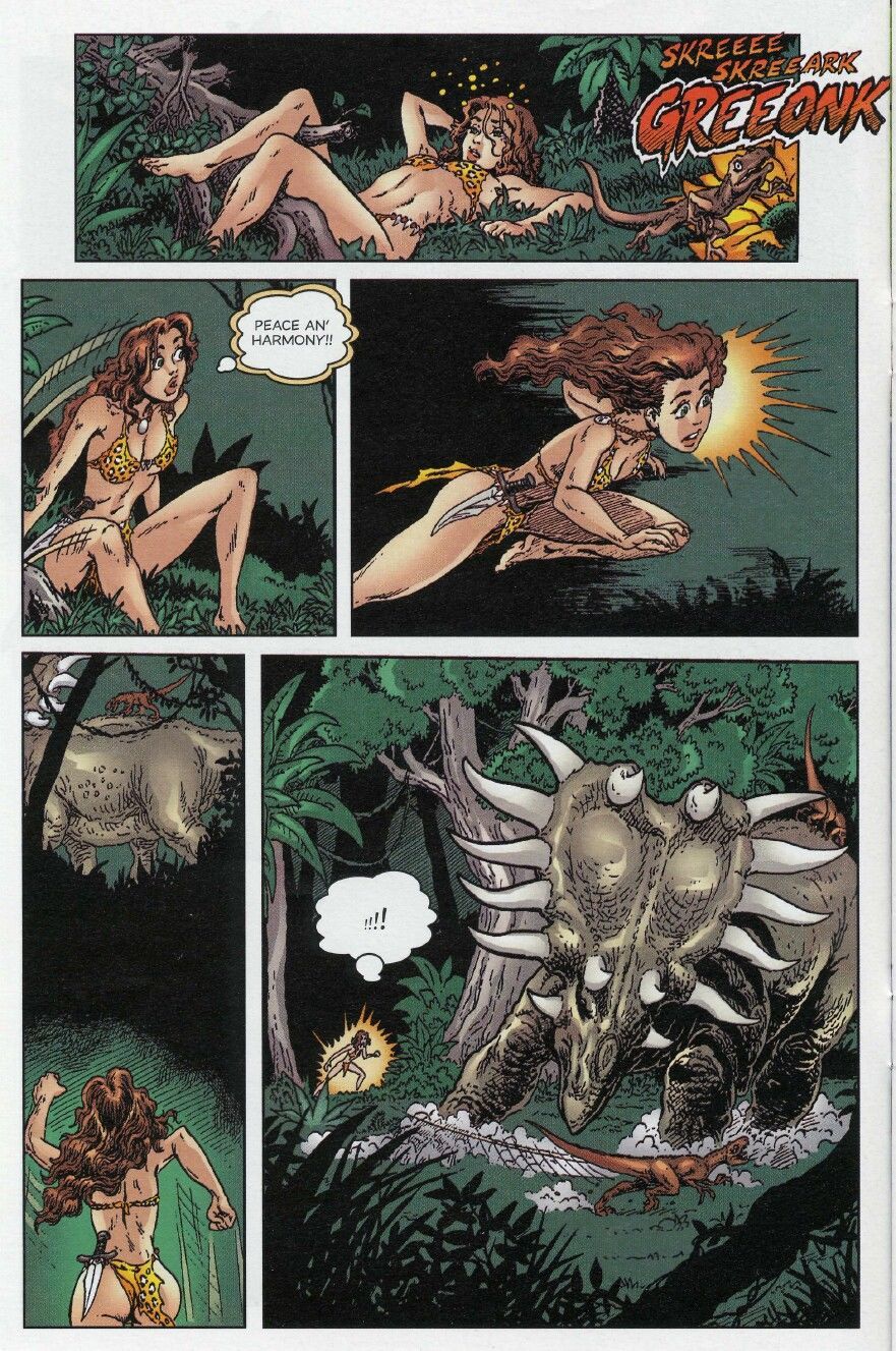 budd root ฌอน ชอว์ cavewoman สี พิเศษ #1