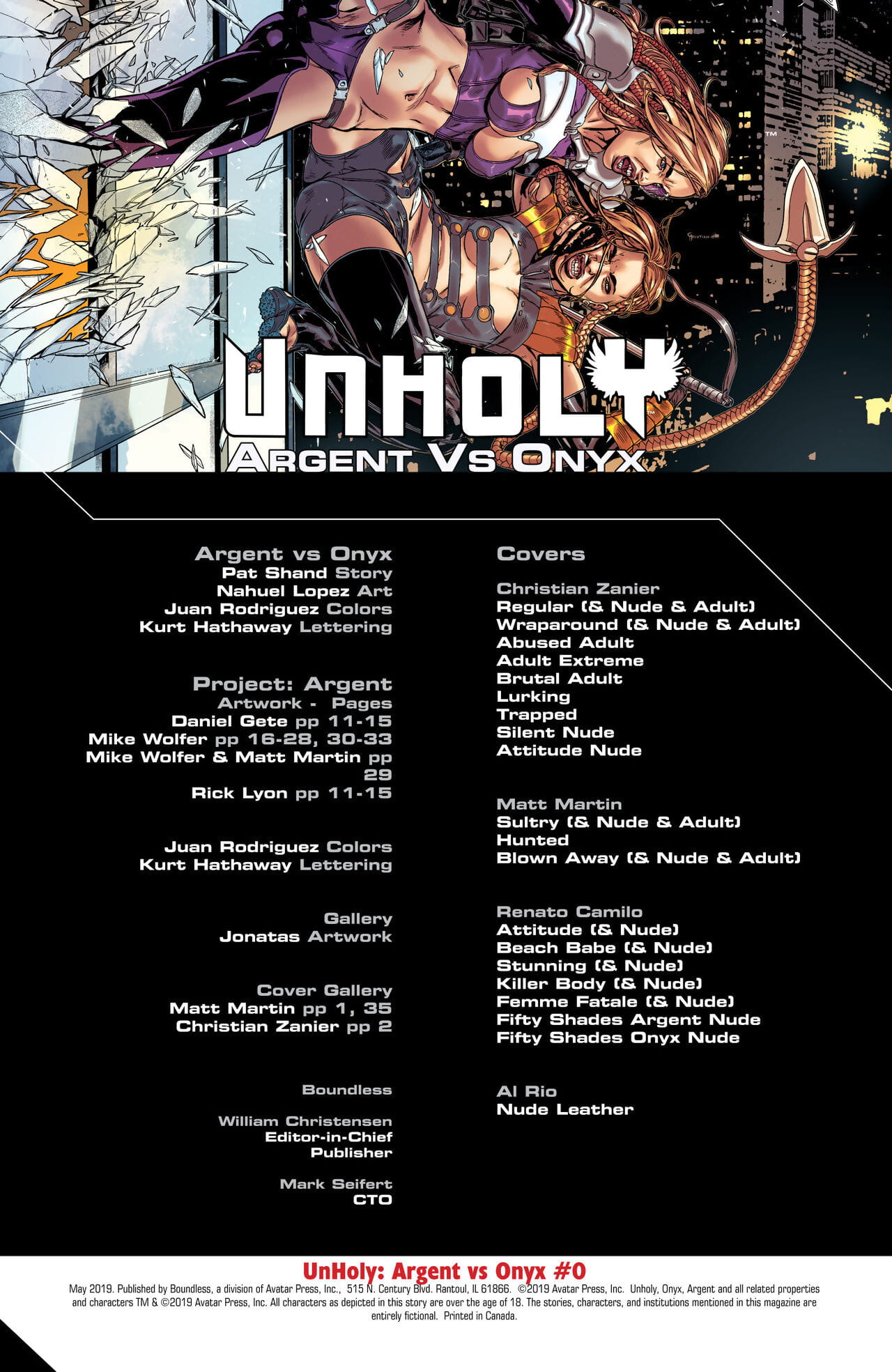 unholy: argent đấu với onyx #0