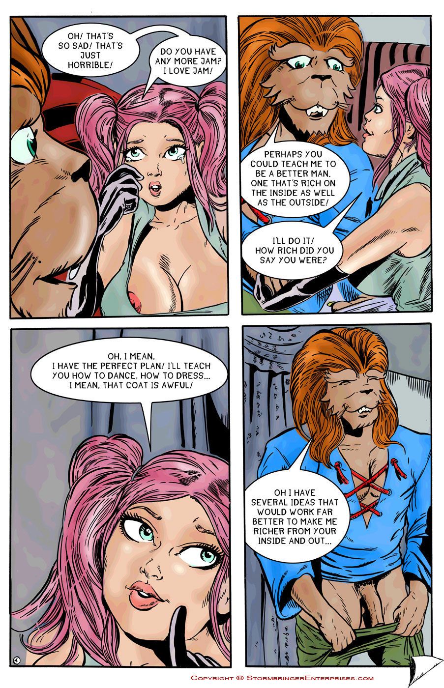 (The Erotic Adventures of Candice) ch02. Lion His Way Into Her Panties