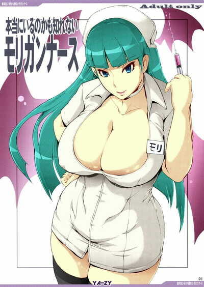 C94 YA-ZY Yunioshi Hontou ni Iru no kamo Shirenai Morrigan Nurse Darkstalkers English Doujins.com Colorized