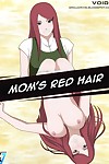 妈妈 红色的 头发