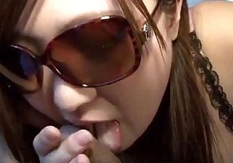 Special blowjob in the car by naughty Japanese Serina - 12 min