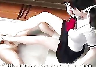 bezrobotny 3d Anime Foot fetysz