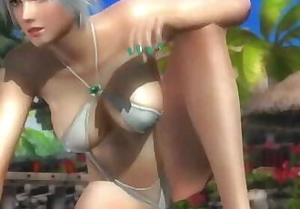 morto o Vivo 5 Christie caldo Bionda in Mini costume da bagno Bikini Perizoma sexy ass!