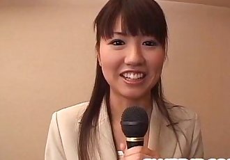 Misato Kuninaka gets tasty dick to choke her well - 10 min