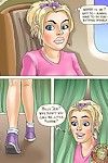 Amanda Abenteuer auf ein Flugzeug