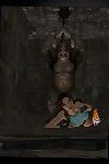 Lara Croft vs l' minotaurus w.i.p.