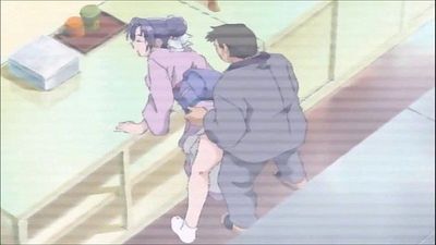 Big Titten Anime Schulmädchen hat Sex in Schule hentai 2 min