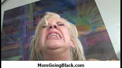 See my mom go black : Adorable hardcore interracial scene 15 - 5 min