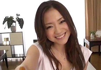 Busty beauty Mayuka Akimoto superb POV porn show - 12 min