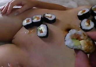 Nyotaimori is a Japanese Practice of Serving Sushi and other J