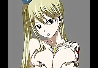 Fairy Tail Lucy and Wendy Hentai joi/eding