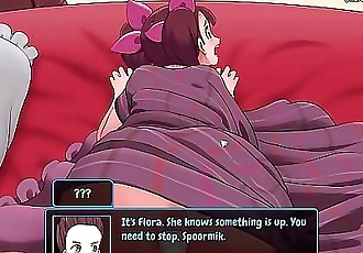 Роговой для Секс фиолетовый черноволосый Аниме девушка получает пиздец в В анус и в ее Фантастические киска л мой Сексуальная gameplay..