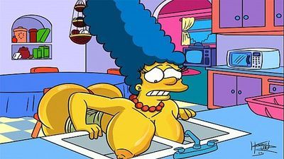 В Симпсоны хентай Мардж сексуальная 20 сек