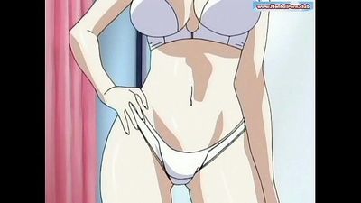 Anal Mierda en lencería Hentai porno 10 min