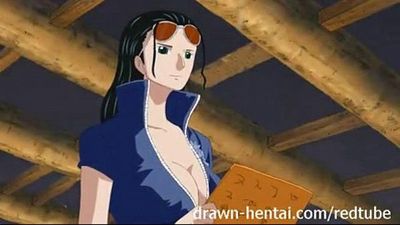 One Piece Hentai video Sex with Nico Robin - 6 min