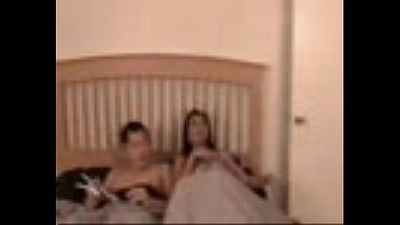 mom and son sharing bed dad not home - 11 min