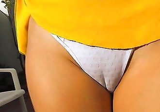 Most Amazing Ass, Legs, Tits and Cameltoe, Boucing Her Body! - 1 min 26 sec HD